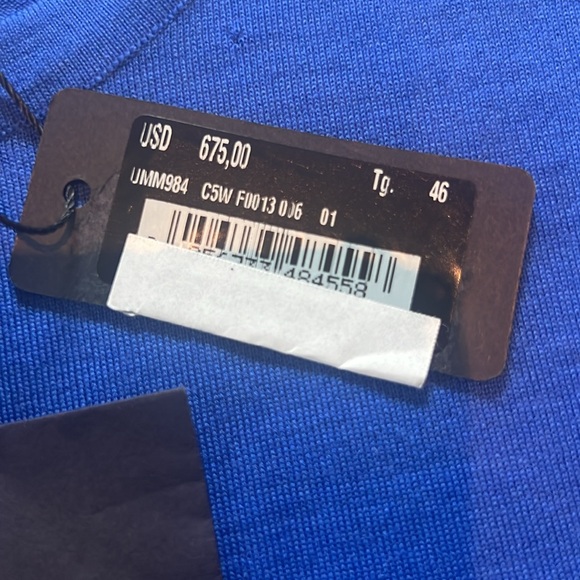Prada thin blue crewneck sweater size 46 - Picture 3 of 10
